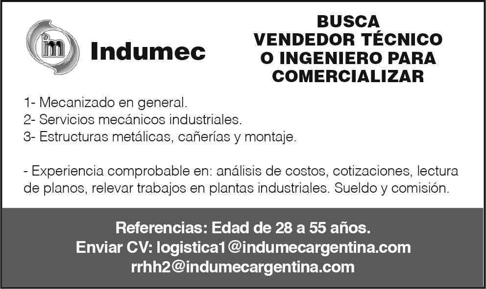 Aviso-Indumec