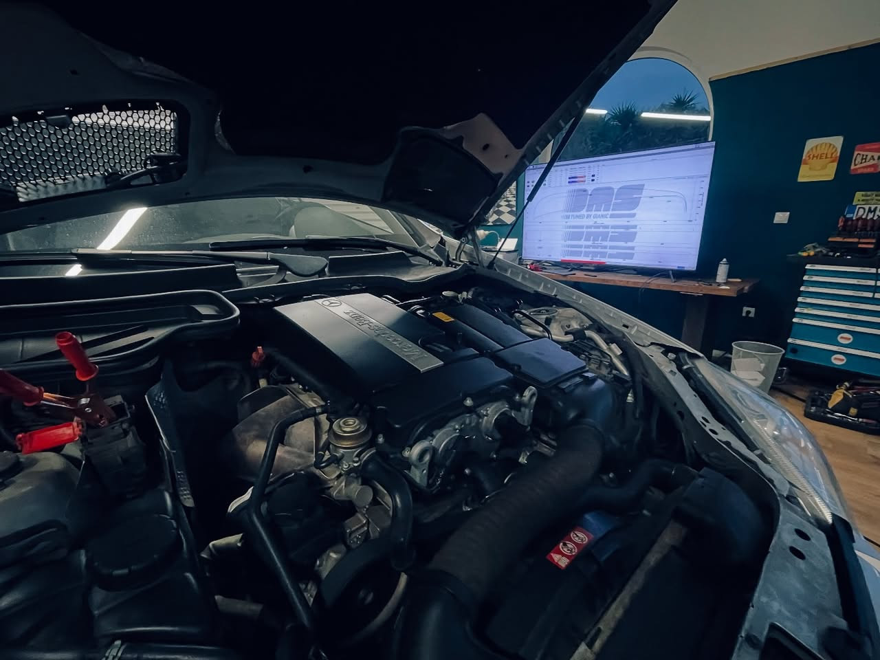 Mercedes SLK dyno session