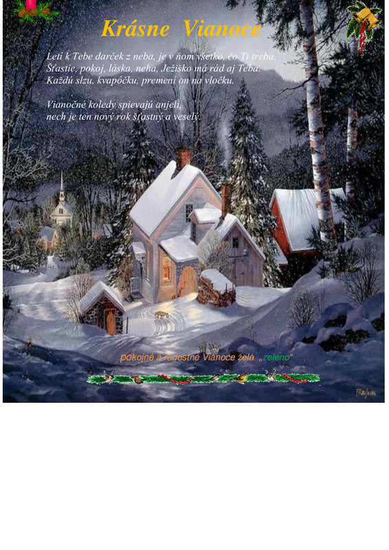 Vianočný-pozdrav-zeleno