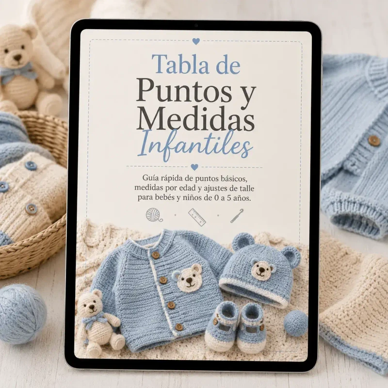 Tabla de Puntos y Medidas Infantiles