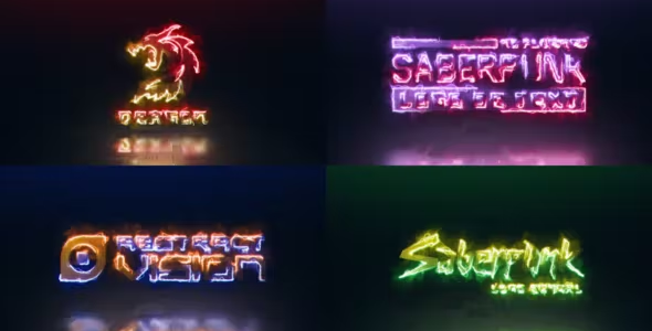 SaberPunk Logo Reveal (No Plugins)