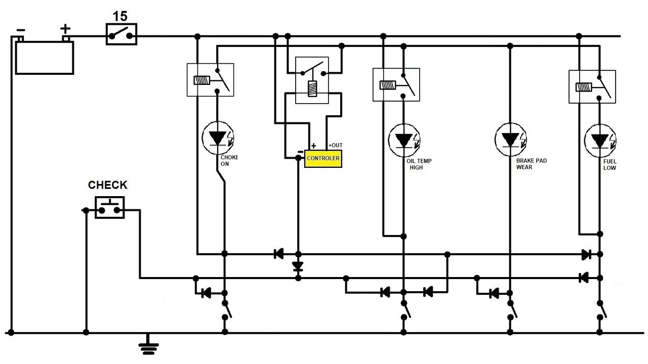 GSA CLUSTER YELLOW LIGHTS