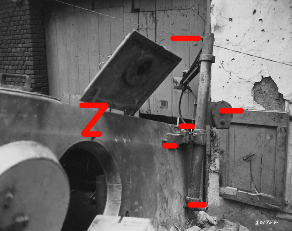 Sturmtiger of Sturmmörser Comp. 1001 examined by