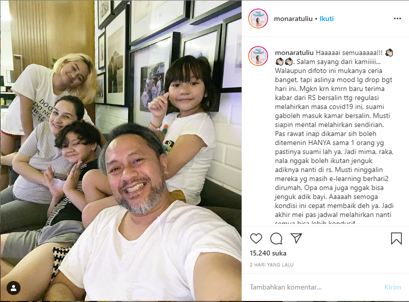Mona Ratuliu, Indra Brasco, dan anak-anak