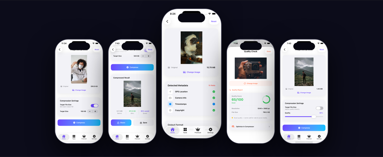 Pixlivo Features Strip