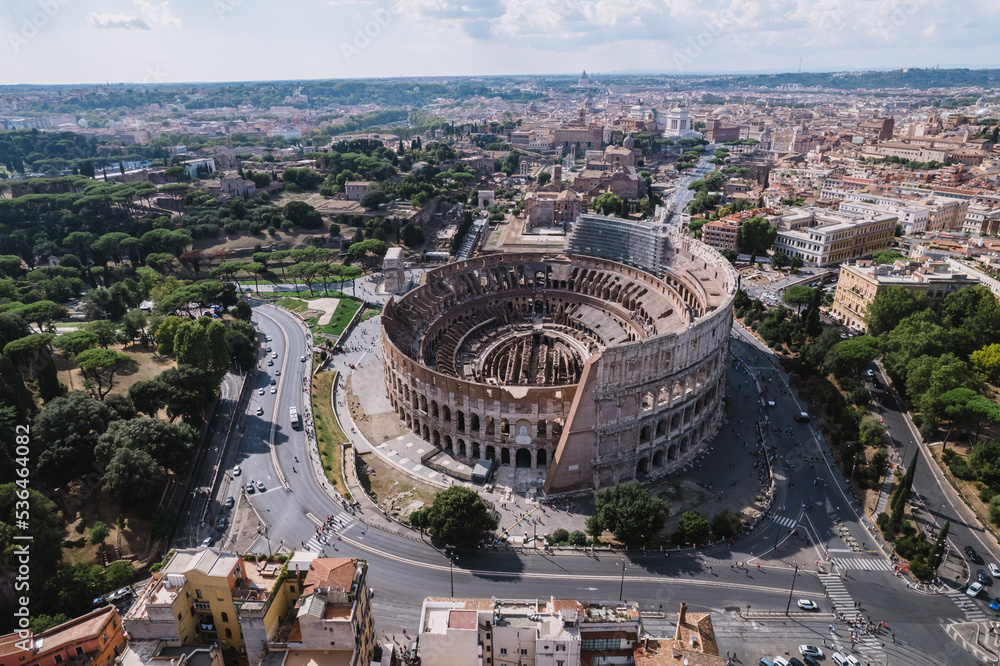 Colosseum Aerial View