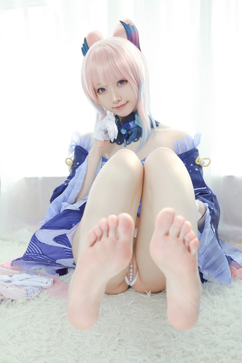 Asagiriai（愛ちゃん）珊瑚宫心海 Cosplay写真 原神角色高清图集 34P (406MB)插图4