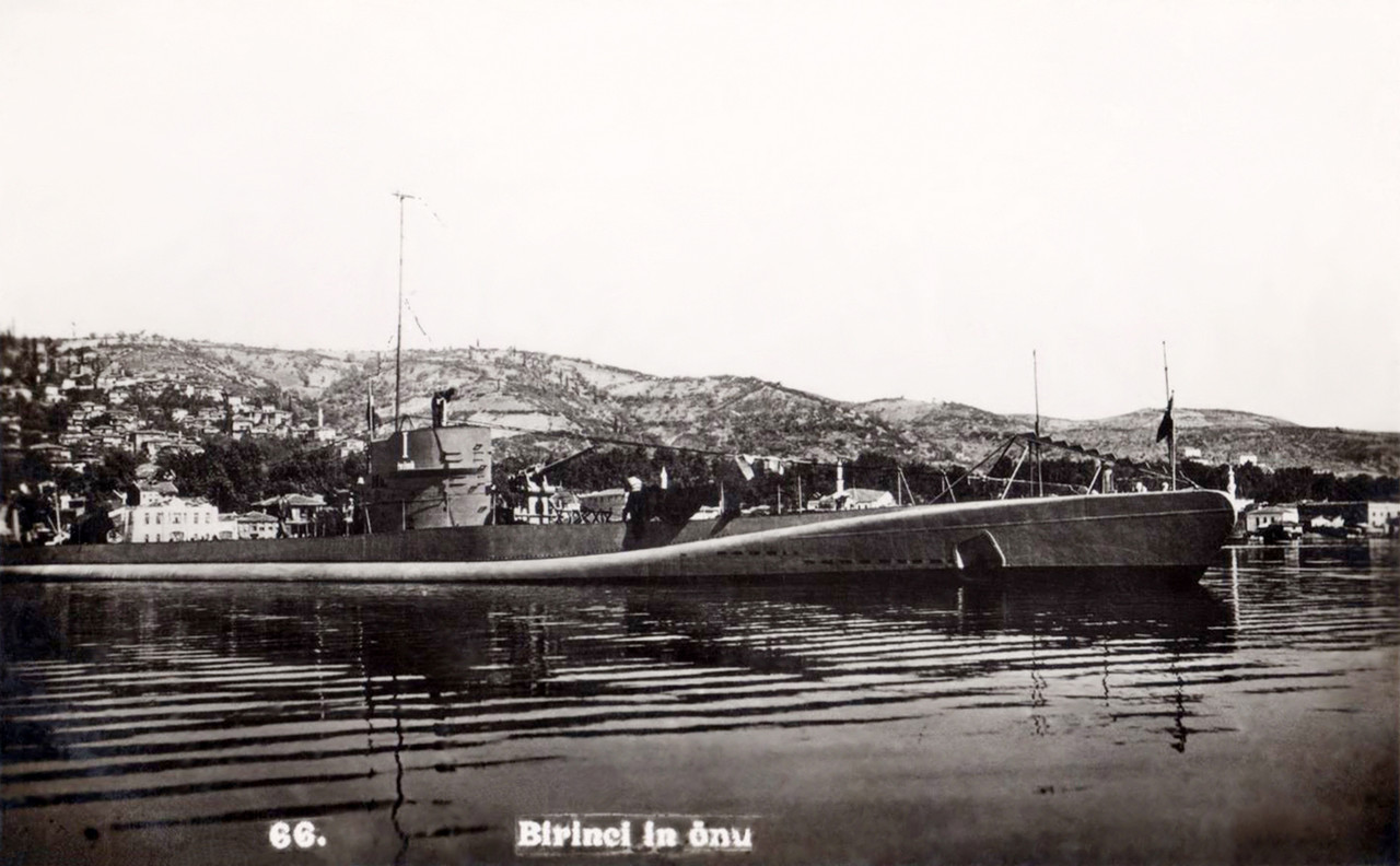 Турок. Submarine TCG Birinci İn-önü (1928).