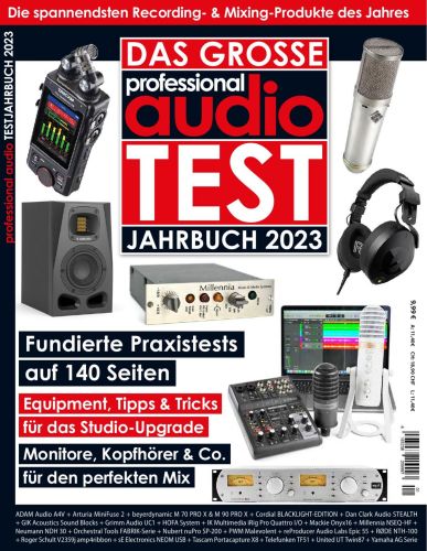 Cover: Professional Audio Magazi Testjahrbuch 2023