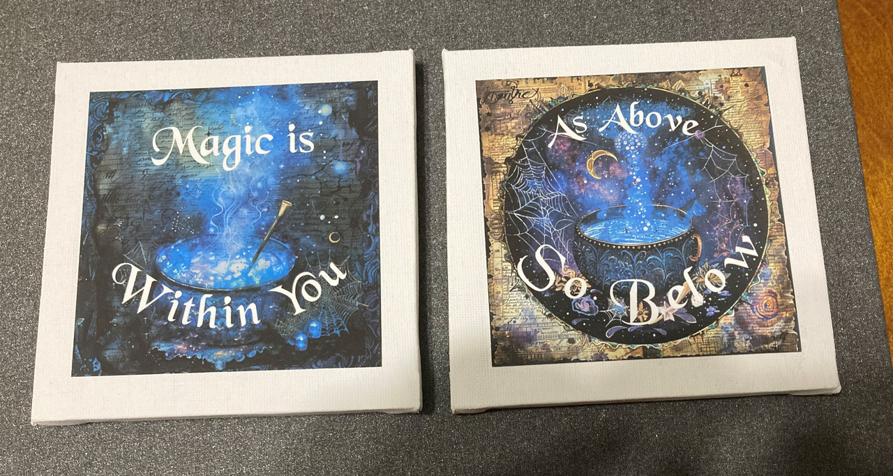 Wiccan decorative signs