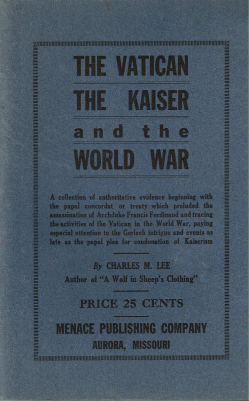 The Vatican The Kaiser and the World War
