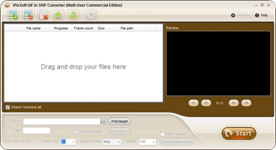 iPixSoft SWF to GIF Converter 4.5.0