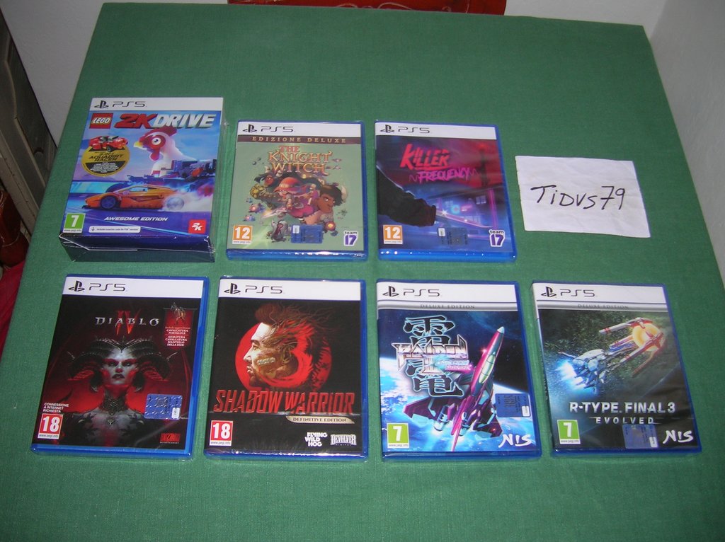 Ma collection Ps Vita- Ps3-Ps4-Ps5  Ps5