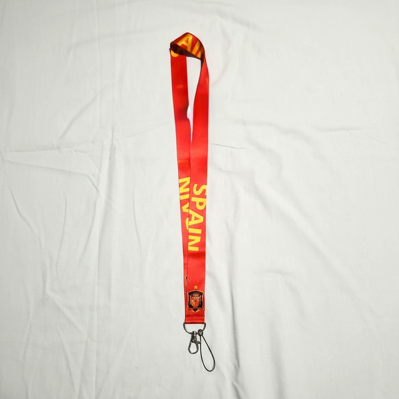 Spain National Team Lanyard Keychain