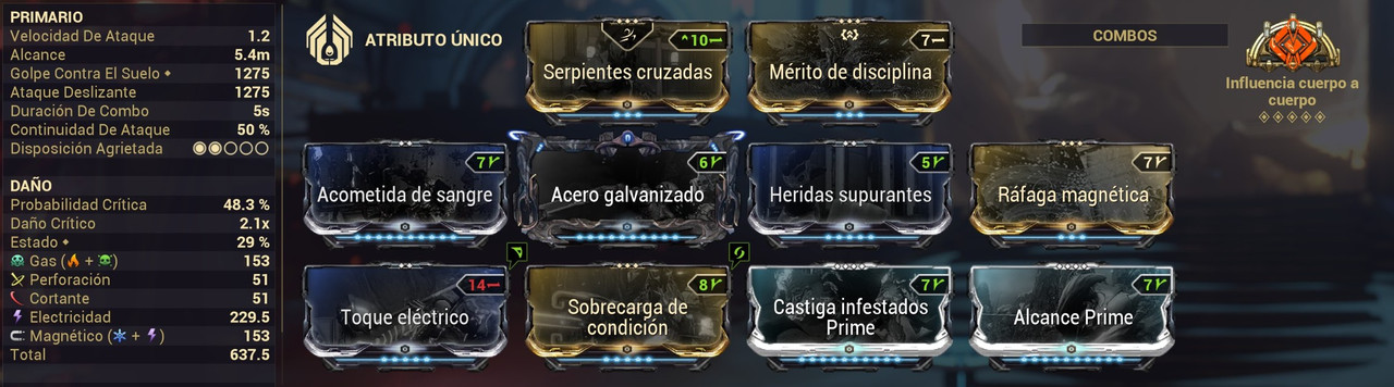 Visix Build 5 Forma Dual Viciss Build by T_Rodrigo_24 - Viciss Doubles | Melee ...