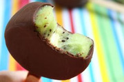 Chocolate Dipped Kiwi Pops
