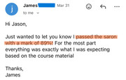 Student Testimonial