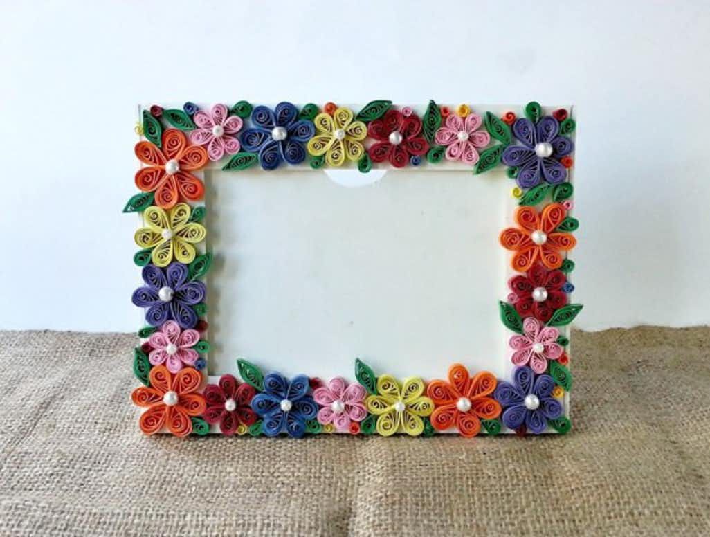 Construction Paper Quilling Crafts
