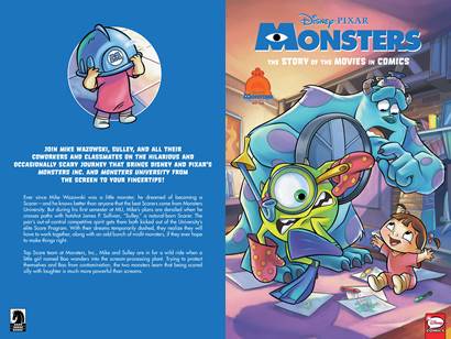 Disney-Pixar Monsters Inc. and Monsters University - The Story of the Movies in Comics (2021)