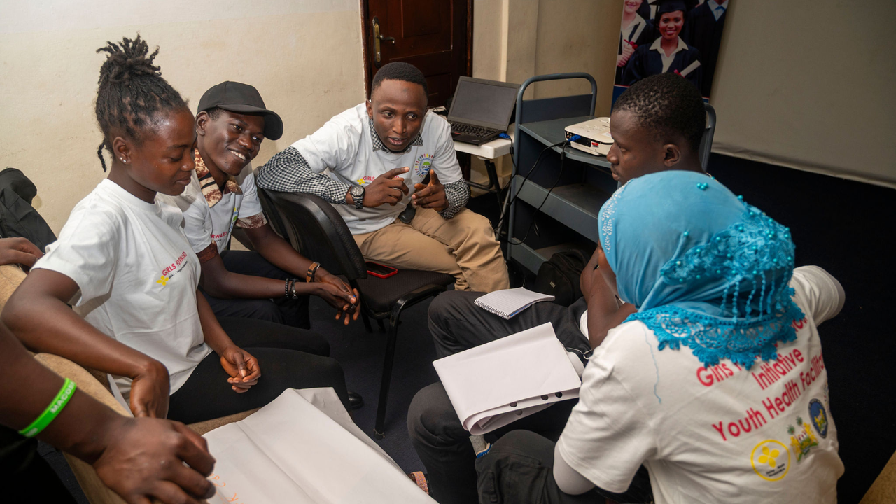 Youth leaders in Sierra Leone
