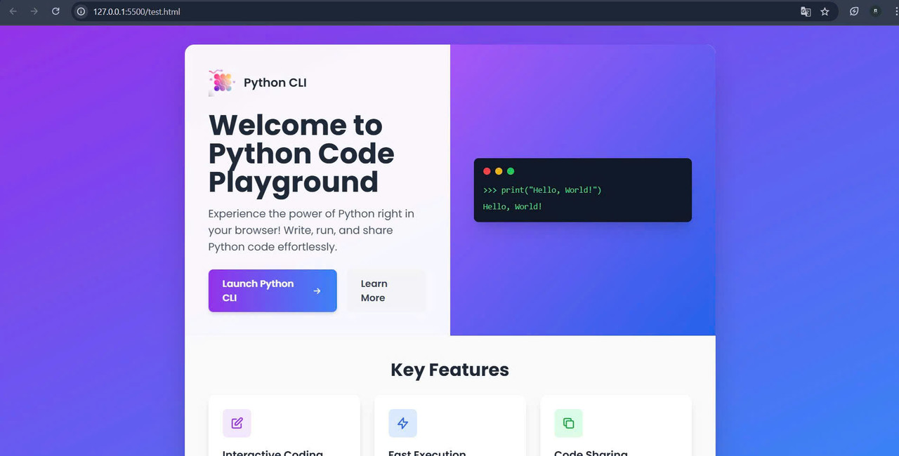 Python Code Viewer Screenshot