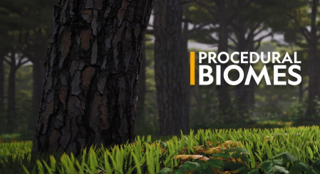 Unreal Engine Marketplace - Procedural Biomes (4.26 - 4.27, 5.0 - 5.1)