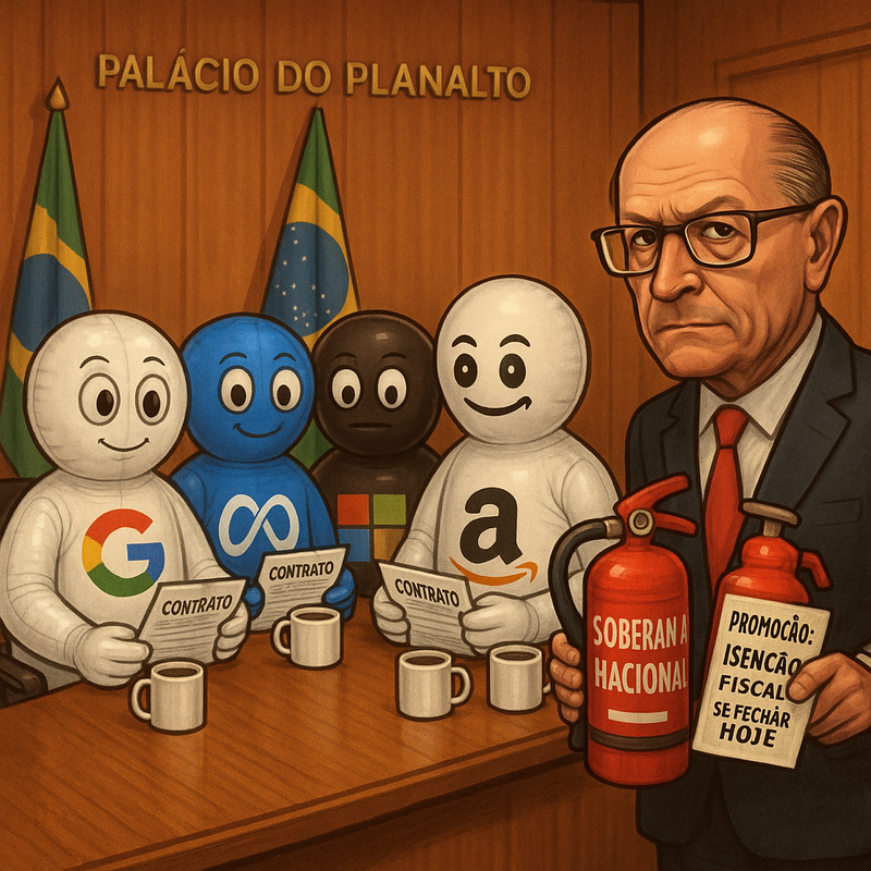 💸 Silicon Valley no Planalto: Brasil Negocia com Big Techs para Driblar Tarifaço de Trump
