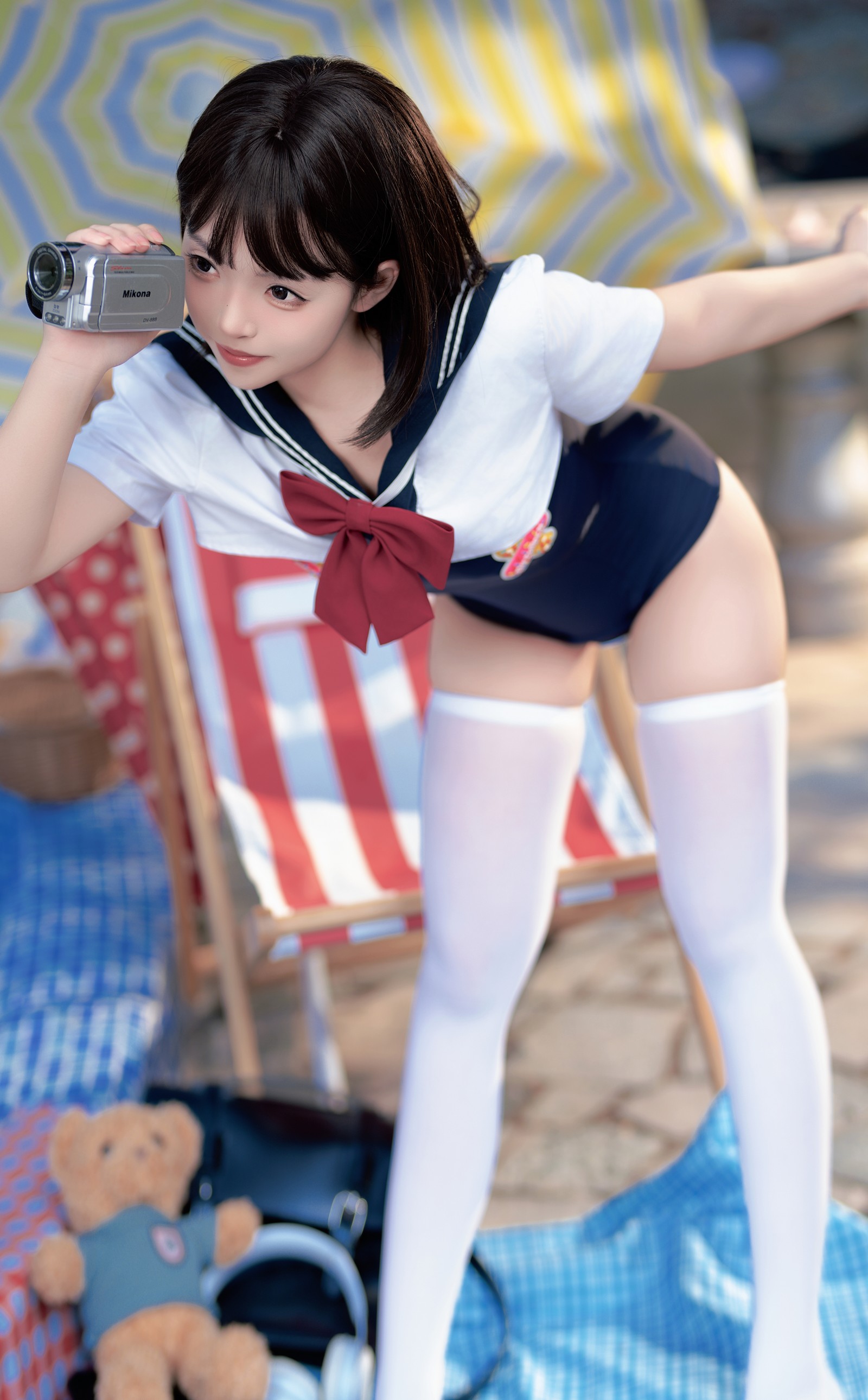 Bangni邦尼 – 反差 JK 泳装 Cosplay 写真集（97P-7V-841.3MB）插图4