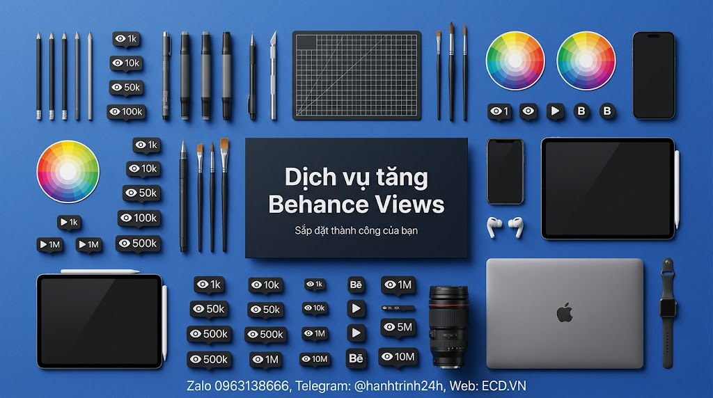 tăng behance views hiệu quả tăng comment