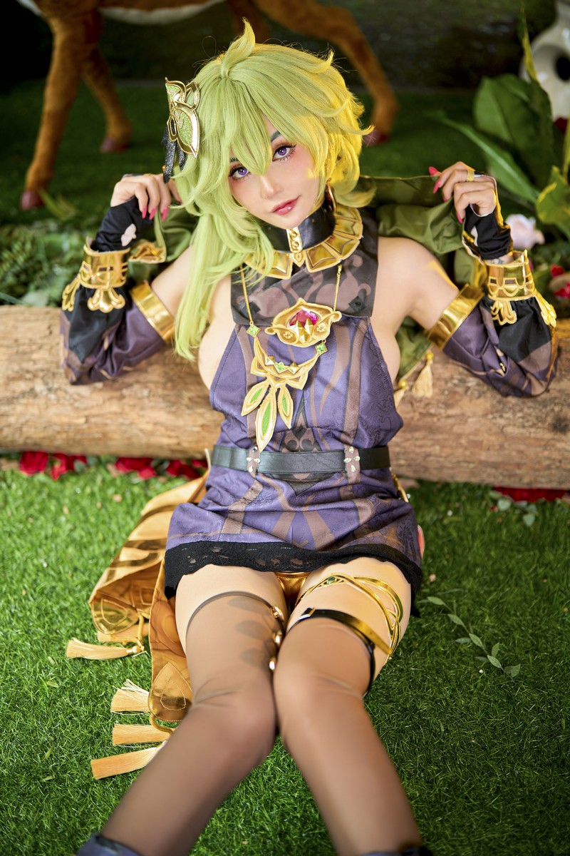 Joyce Lin2x Collei Cosplay Genshin Impact 写真 45P插图4