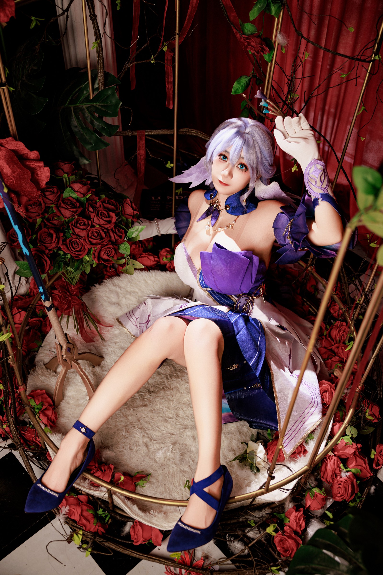 阿雪雪写真崩坏星穹铁道·知更鸟Cosplay图集（90P+1V / 1.04G）高清写真插图6