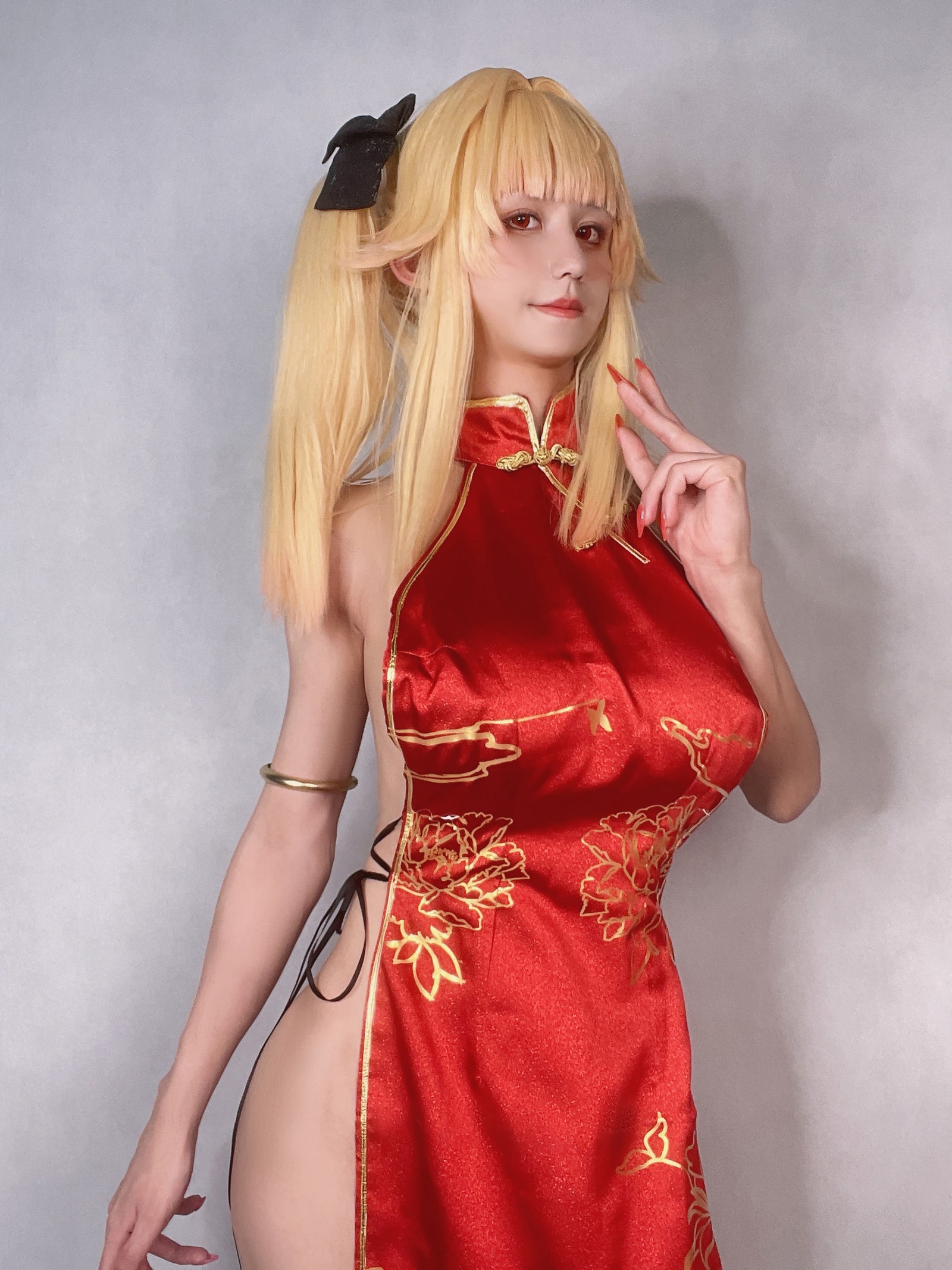 桜满三时 – 萌姬联合 旗袍 Cosplay 高清写真集（84P-913.3MB）东方魅力插图8