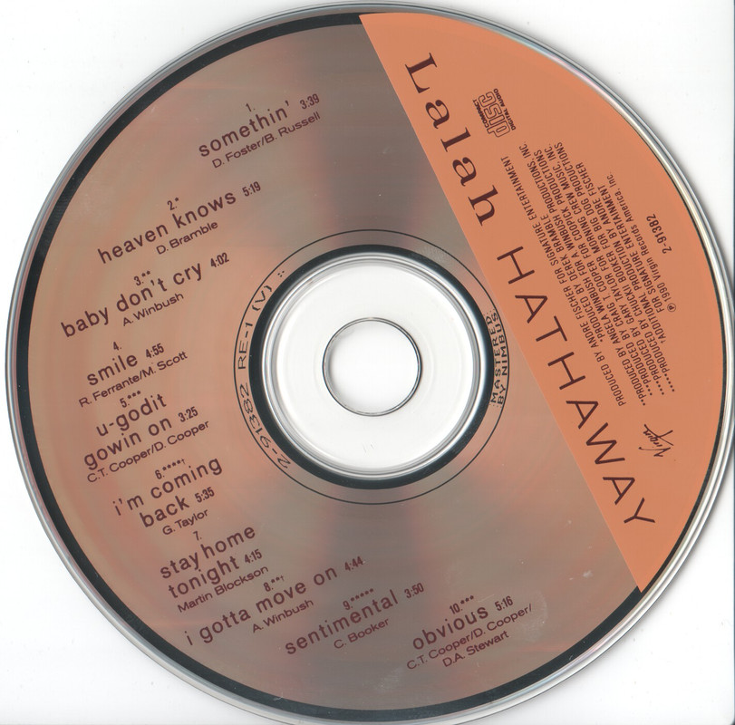 Lalah Hathaway CD [1990]