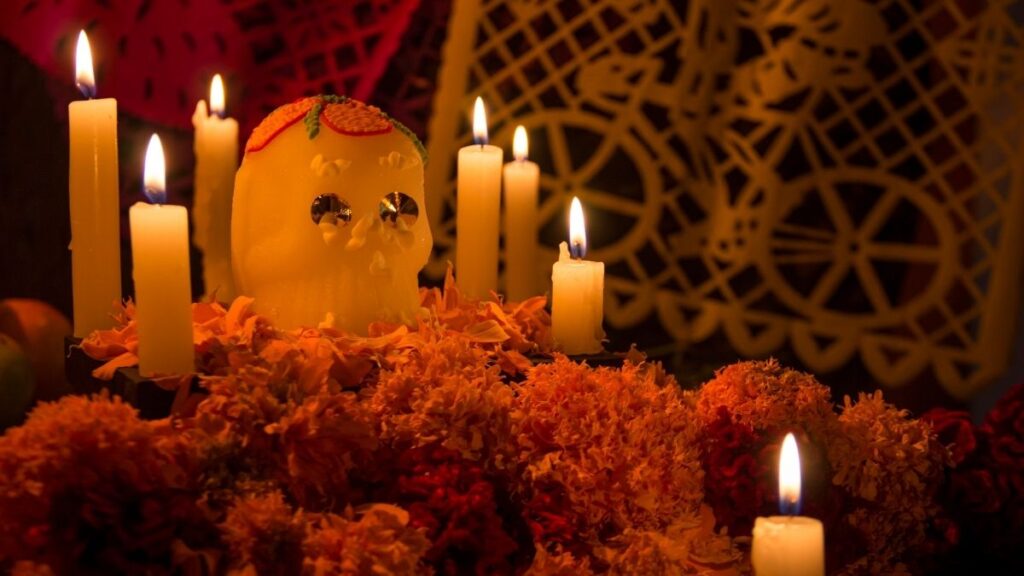 Extranjera se volvió viral por hacer ofrenda en el Día de Muertos