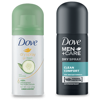 Sign Up to Receive a Free Sample of Dove Dry Spray Antiperspirant Sign Up to Receive a Free Sample of Dove Dry Spray Antiperspirant