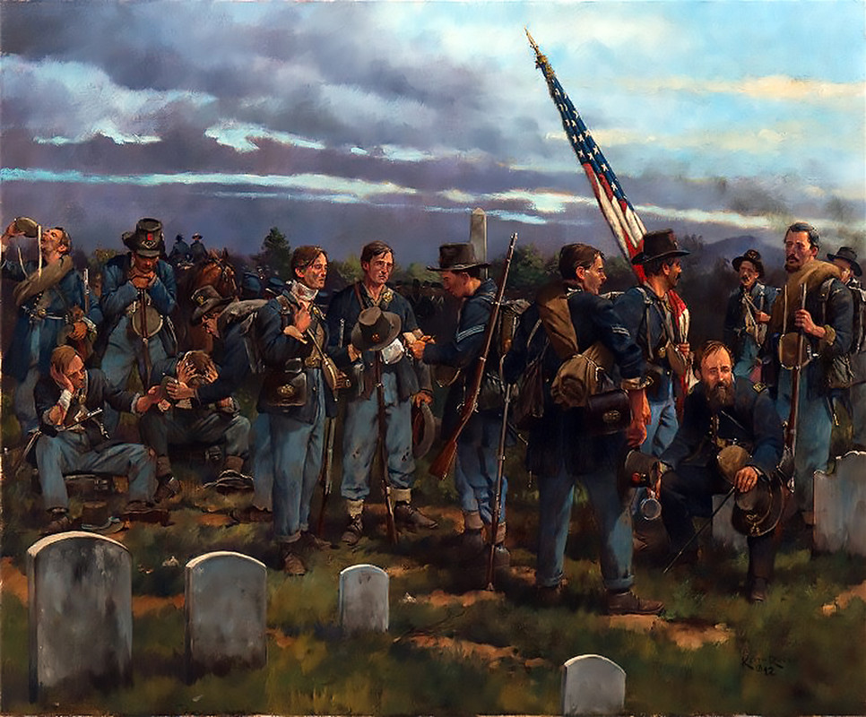 Civil americana,Gettysburg,Sombra de la Brigada de Hierro