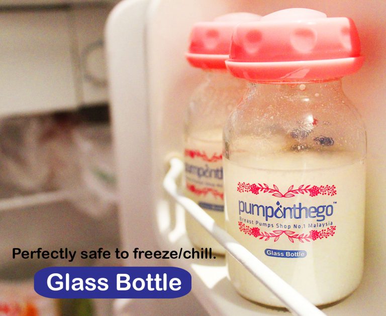 POTG Breastmilk Storage Glass Bottle 4oz Standard Neck [Pump On the Go]