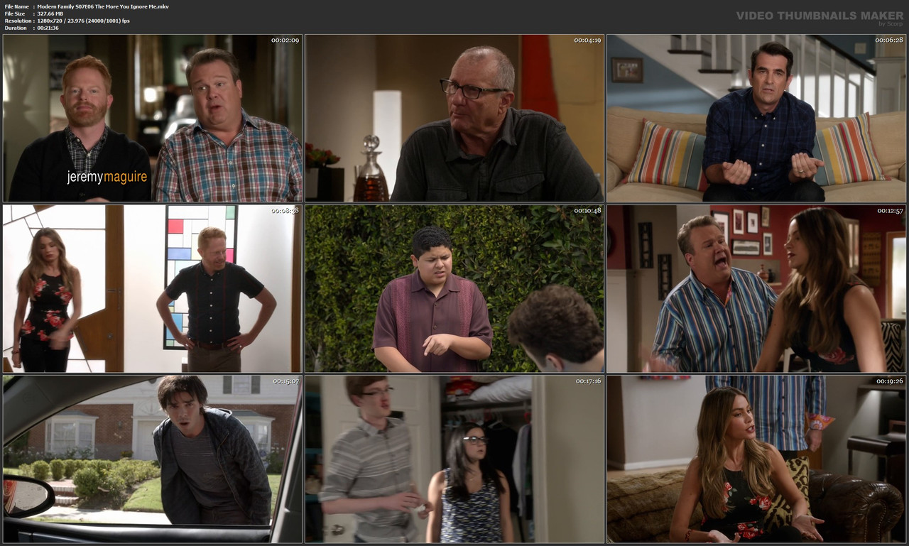 Modern Family S07E06 The More You Ignore Me.mkv