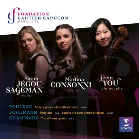 Sarah Jegou-Sageman / Martina Consonni / Jeein You – Poulenc Schumann Chaminade (2023) Mp3 / Flac / Hi-Res
