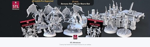 STL Miniatures - Collection of High Quality 3D Printable Miniatures 2023