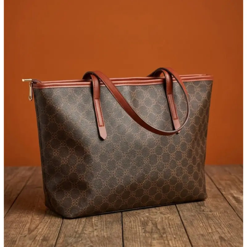 chocolate medium sized tote bag webp