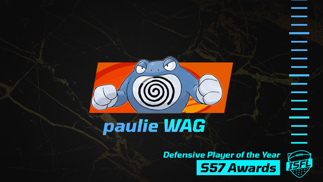032 ISFL defensive player of the year WIN