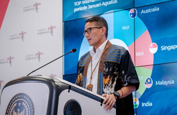 Sandiaga Uno saat menghadiri