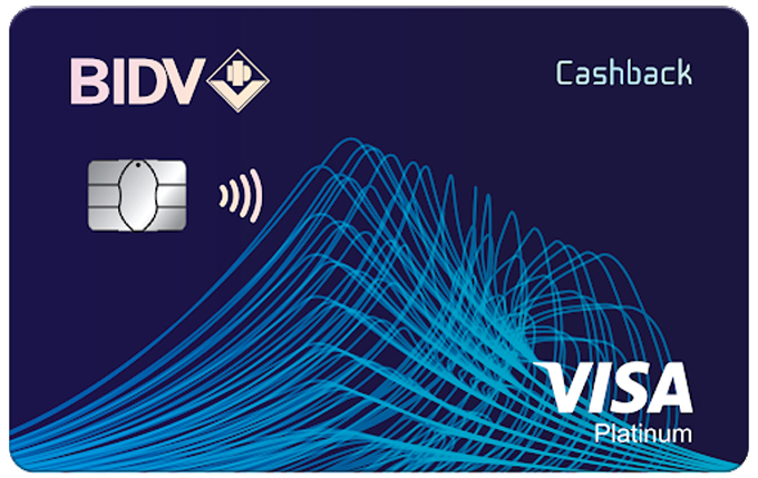 Thẻ BIDV Visa Platinum Cashback