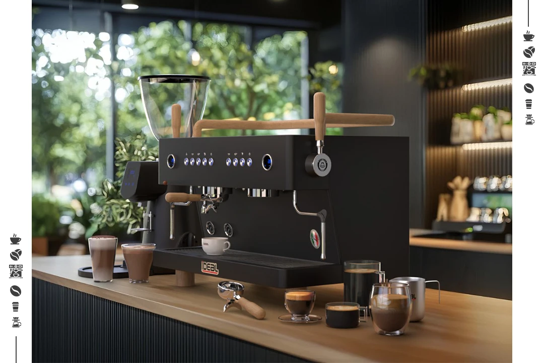 Modern espresso machine