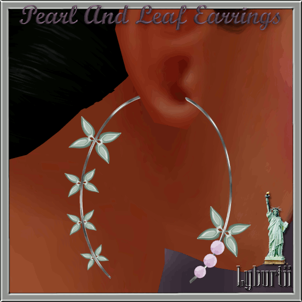 DESC-PIC-Pearl-Leaf-Earrings