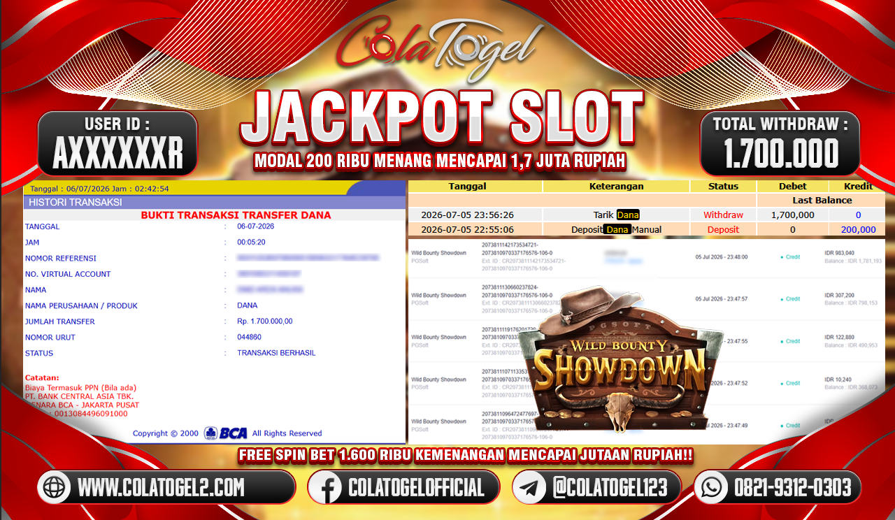 JACKPOT SLOT GACOR!!