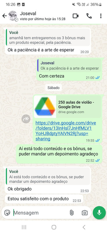 Depoimento de cliente satisfeito 2