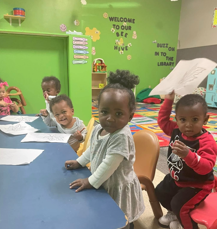Toddlers at play at 1st Step Learning Academy