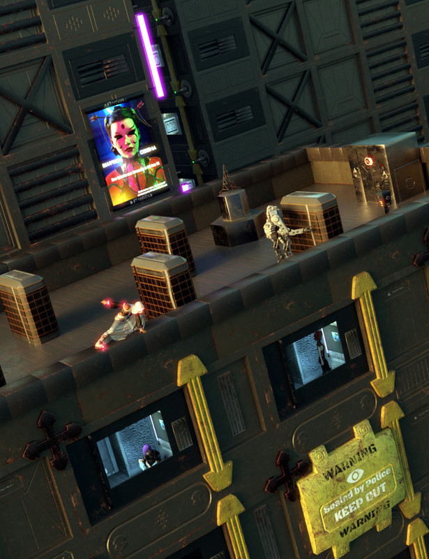 Compact Cyberpunk Apartment Building Compact Cyberpunk Apartment Building